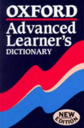 Couverture du produit · ADVANCED LEARNER'S DICTIONARY,Souple