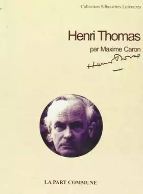 Couverture du produit · Henri Thomas