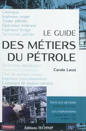 Couverture du produit · Guide des métiers du pétrole