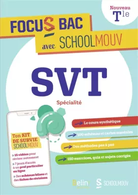 Couverture du produit · FOCUS BAC SVT SPECIALITE TERMINALE: Décroche ton Bac avec SchoolMouv
