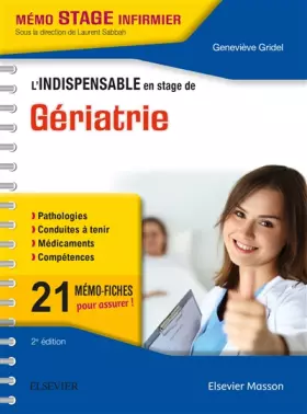 Couverture du produit · L'indispensable en stage de gériatrie: Nouvelle présentation