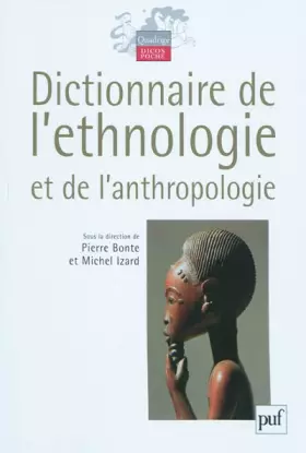 Couverture du produit · Dictionnaire de l'ethnologie et de l'anthropologie