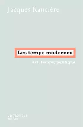Couverture du produit · Les Temps modernes: Art, temps, politique