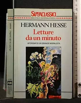 Couverture du produit · Letture da un minuto. Aforismi di un grande moralista