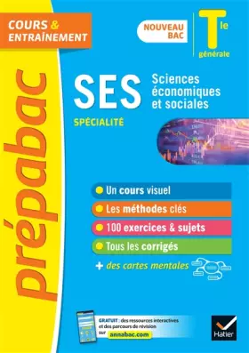 Couverture du produit · Prépabac SES Tle générale (spécialité) - Bac 2023: nouveau programme de Terminale