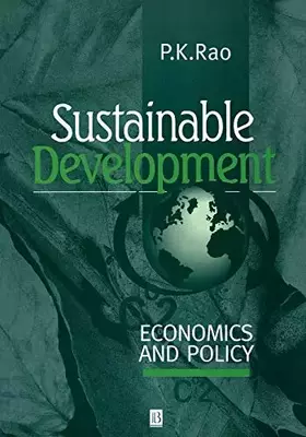 Couverture du produit · Sustainable Development : Economics and Policy