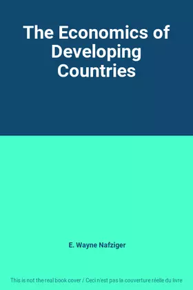 Couverture du produit · The Economics of Developing Countries