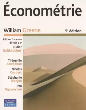 Couverture du produit · Econométrie