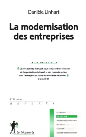 Couverture du produit · La modernisation des entreprises