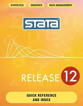 Couverture du produit · Stata Release 12, Quick Reference and Index