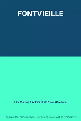 Couverture du produit · FONTVIEILLE