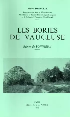 Couverture du produit · les bories de vaucluse