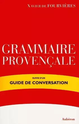 Couverture du produit · Grammaire provençale : guide de conversation
