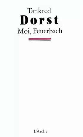 Couverture du produit · Moi, Feuerbach