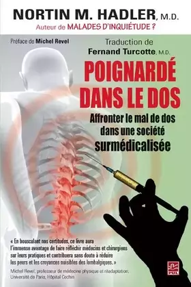 Couverture du produit · Poignardé dans le dos : Affronter le mal de dos dans une société surmédicalisée