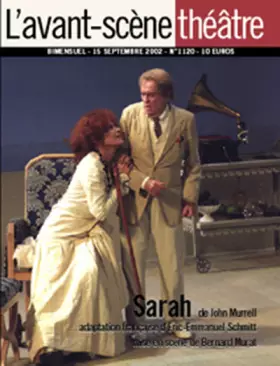 Couverture du produit · L'Avant-Scène théâtre n° 1120 Sarah
