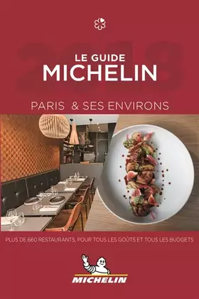 Couverture du produit · Le guide MICHELIN Paris & ses environs 2018
