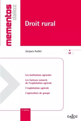 Couverture du produit · Droit rural - 5e éd.: Mémentos