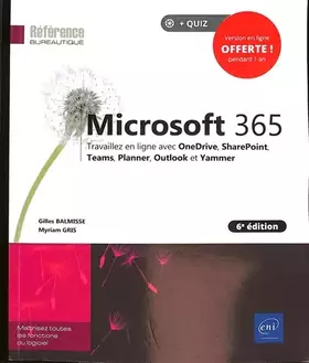 Couverture du produit · Microsoft 365 (6e édition) - Travaillez en ligne avec OneDrive, SharePoint, Teams, Planner et Outlook