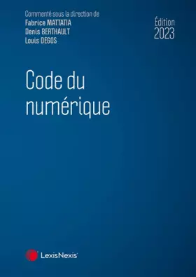Couverture du produit · Code du numérique 2023