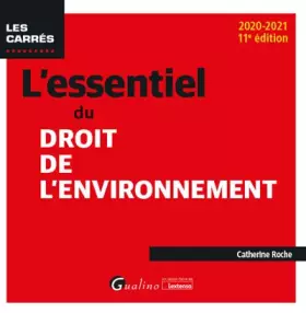 Couverture du produit · L'essentiel du droit de l'environnement (2020-2021)
