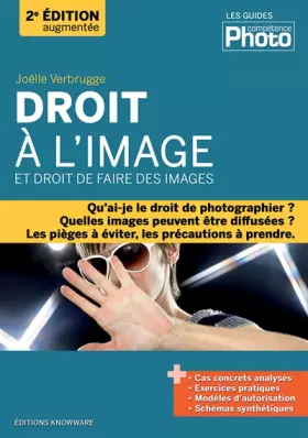 Couverture du produit · Droit à l'image et droit de faire des images - 2e édition augmentée