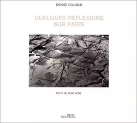 Couverture du produit · Quelques réflexions sur Paris