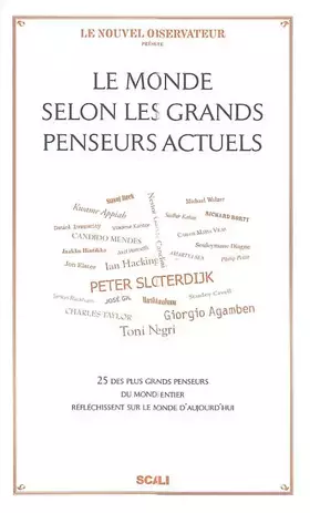 Couverture du produit · Le monde selon les grands penseurs actuels
