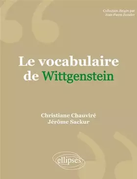 Couverture du produit · Le vocabulaire de Wittgenstein