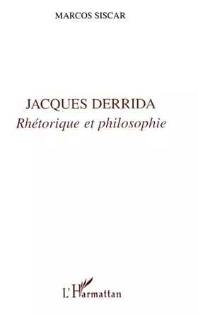 Couverture du produit · Jacques Derrida: Rhétorique et philosophie