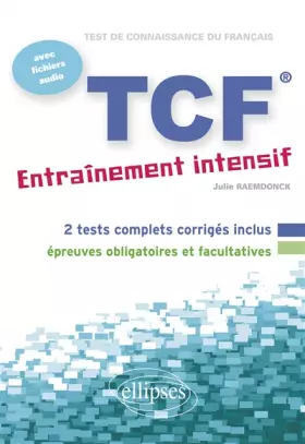 Couverture du produit · Tcf Entrainement Intensif avec Fichiers Audio