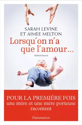 Couverture du produit · Lorsqu'on n'a que l'amour...