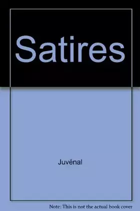 Couverture du produit · Satires