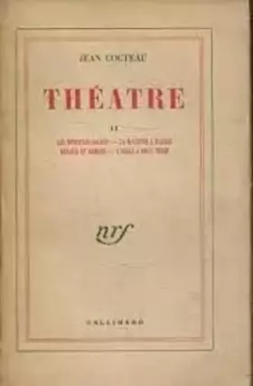 Couverture du produit · Théâtre, Tome II