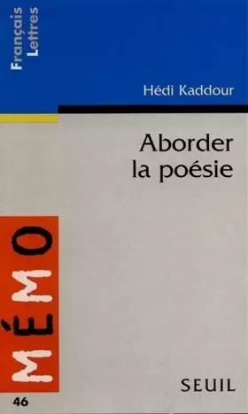 Couverture du produit · Aborder la poésie