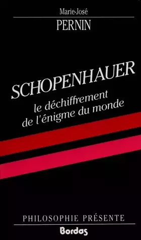 Couverture du produit · PERNIN/SCHOPENHAUER (Ancienne Edition)