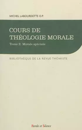 Couverture du produit · Cours de theologie morale tome ii