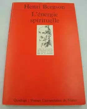 Couverture du produit · L'energie spirituelle