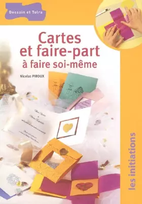 Couverture du produit · Cartes et faire-part à faire soi-même