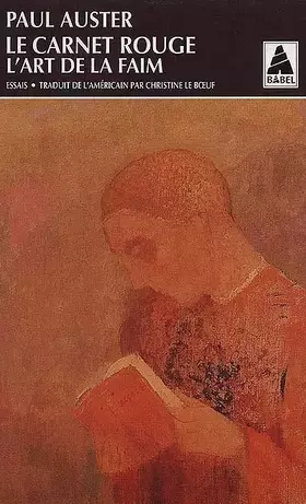 Couverture du produit · Le carnet rouge. suivi de L'art de la faim