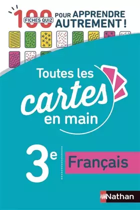 Couverture du produit · Français 3e - Toutes les cartes en main - Fiches quiz Brevet - Brevet 2026