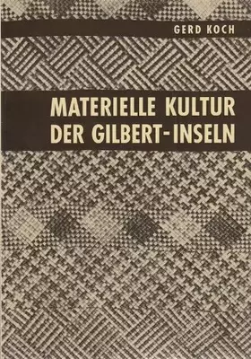 Couverture du produit · Materielle Kultur der Gilbert-Inseln