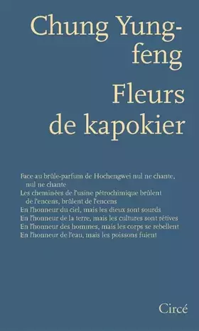 Couverture du produit · Fleurs de kapokier