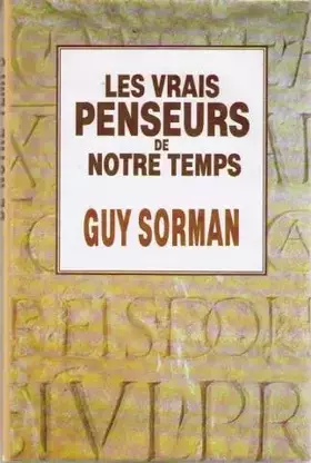 Couverture du produit · Les vrais penseurs de notre temps