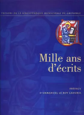 Couverture du produit · Mille ans d'écrits