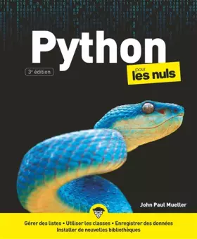 Couverture du produit · Python pour les Nuls, 3e éd.