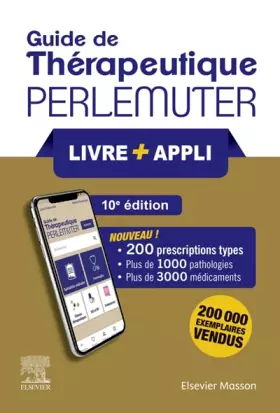 Couverture du produit · Guide de thérapeutique Perlemuter (livre + application)