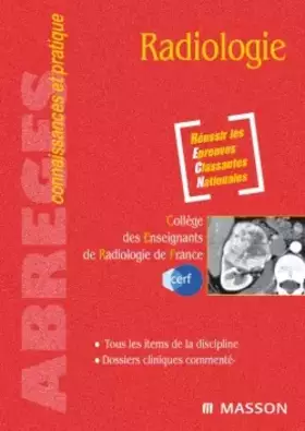 Couverture du produit · Radiologie