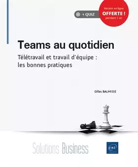 Couverture du produit · Teams au quotidien - Télétravail et travail d'équipe : les bonnes pratiques