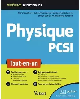 Couverture du produit · Physique PCSI: Tout-en-un